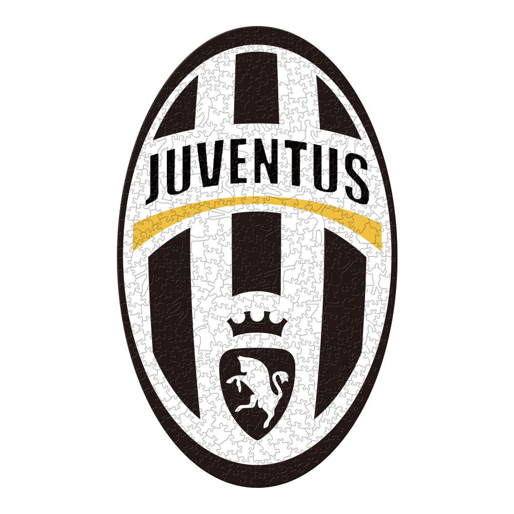 Logo Retro de Juventus - Rompecabezas de Madera