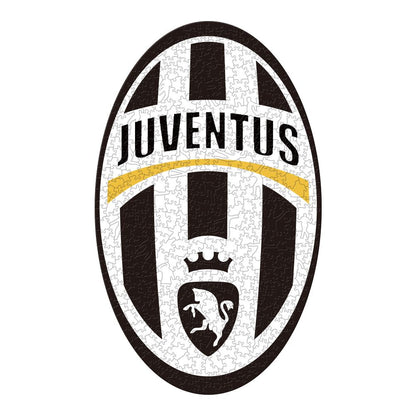 Logo Retro de Juventus - Rompecabezas de Madera