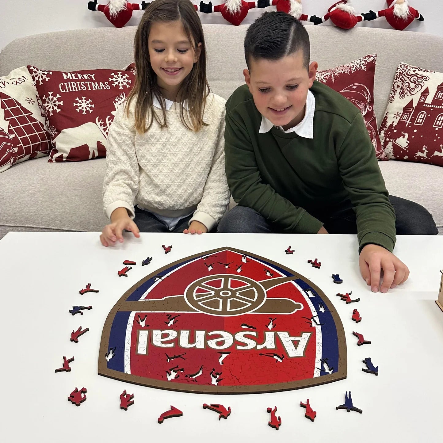 Arsenal FC Logo - Wooden Puzzle