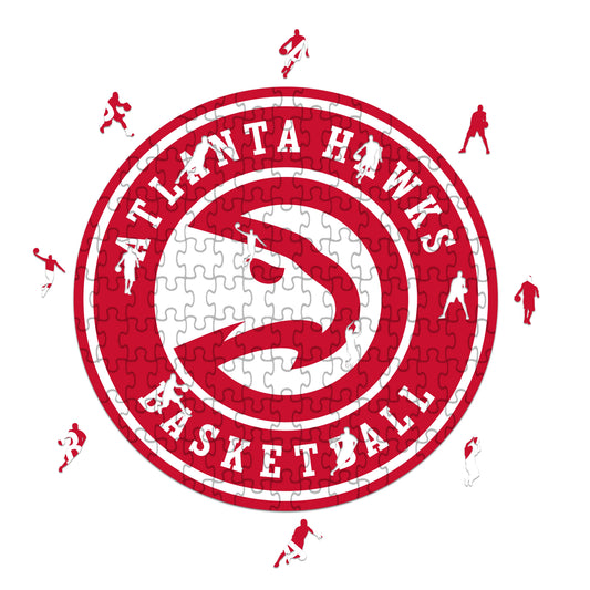Logo Atlanta Hawks - Puzzle in Legno