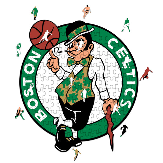 Logo Boston Celtics - Puzzle in Legno