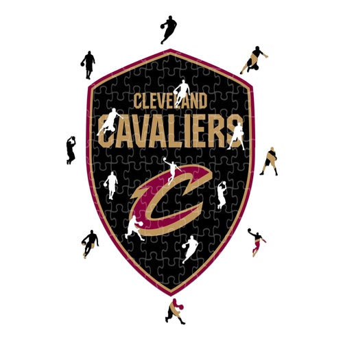 Logo de Cleveland Cavaliers - Rompecabezas de Madera
