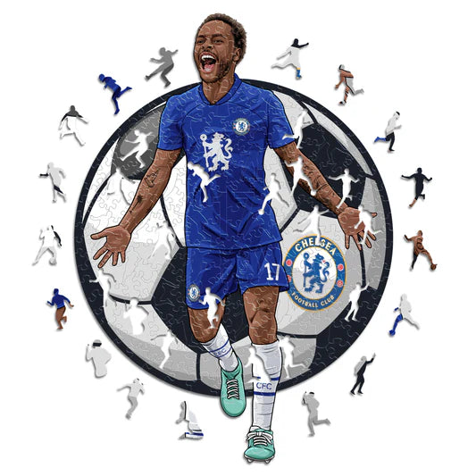 Raheem Sterling - Puzzle di legno