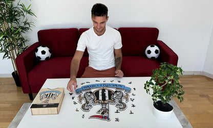 Newcastle United Logo - Holzpuzzle