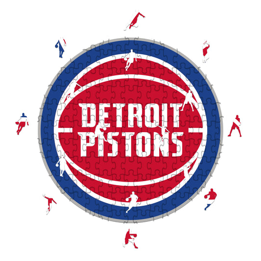 Logo Detroit Pistons - Puzzle in Legno