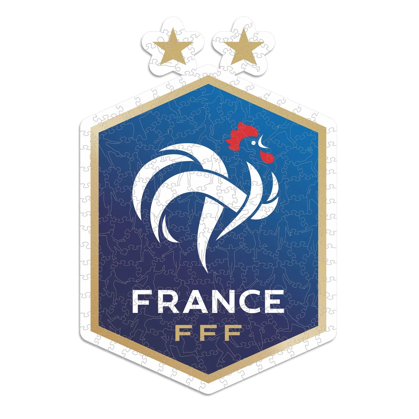 Frankreich Logo - Holzpuzzle