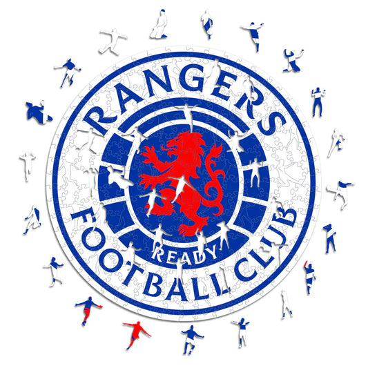 Glasgow Rangers FC Logo - Wooden Puzzle