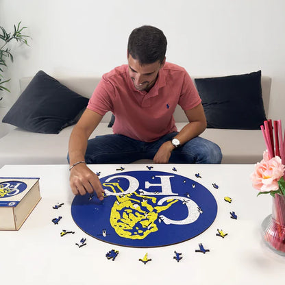 Chelsea FC Retro-Logo - Holzpuzzle