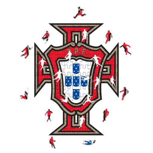 Portugal Logo - Holzpuzzle