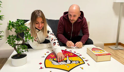 AS Roma Logo - Holzpuzzle