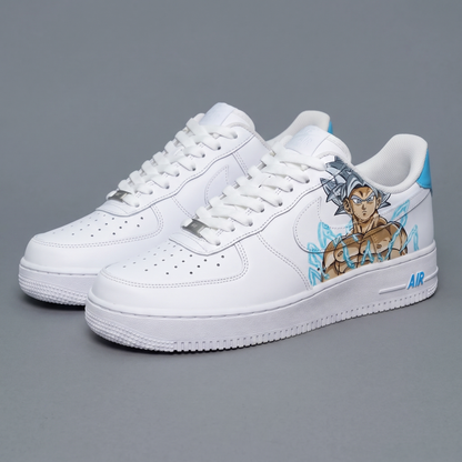 Nike Air Force 1 “Hand-Painted Custom” – Super Saiyan Goku