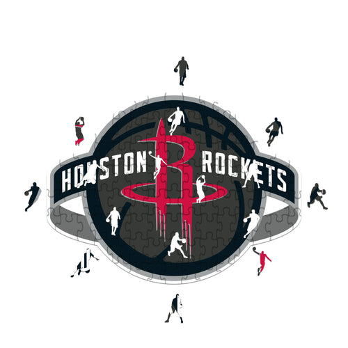 Houston Rockets Logo - Holzpuzzle