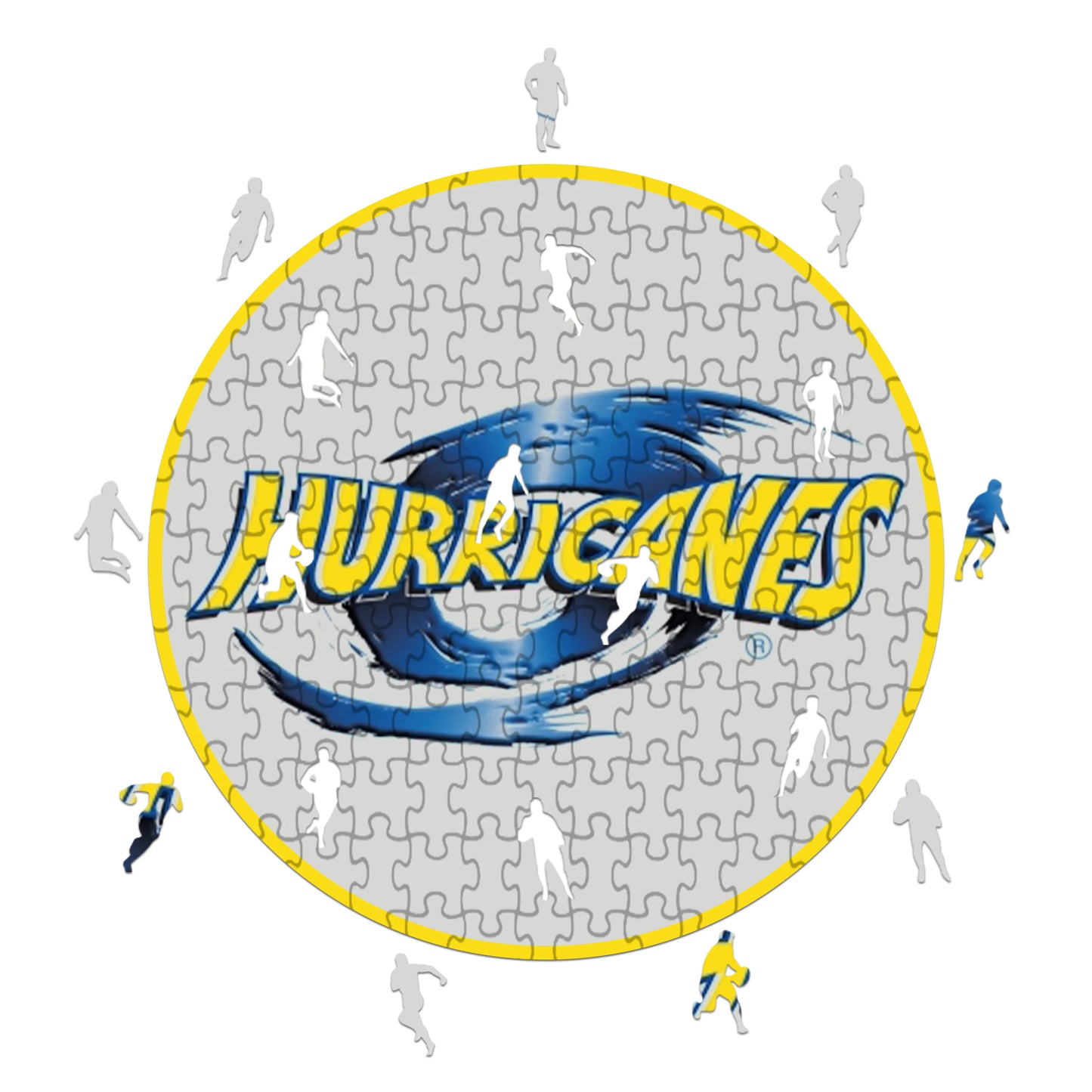 Hurrikane Logo - Holzpuzzle