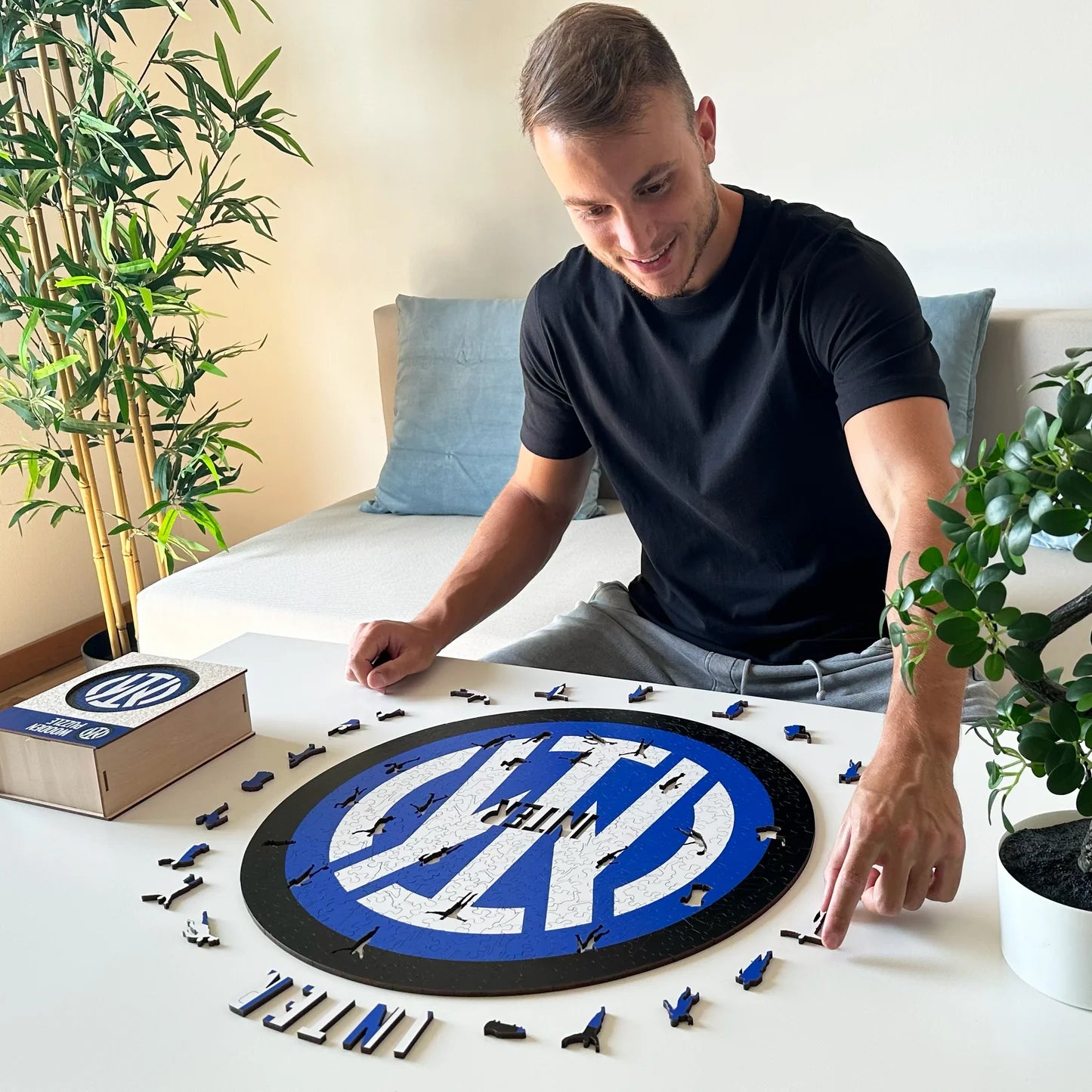 Inter Logo - Holzpuzzle