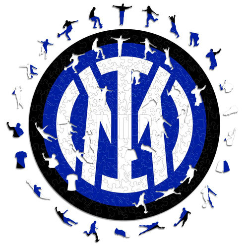 Inter Logo - Holzpuzzle