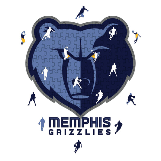 Logo Memphis Grizzlies - Puzzle di Legno