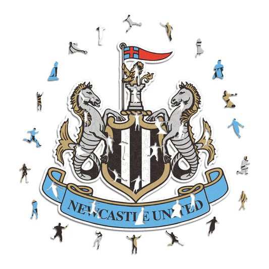 Newcastle United Logo - Wooden Puzzle
