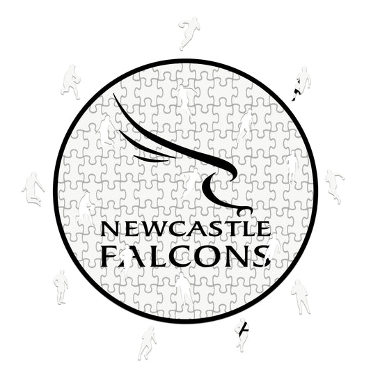 New Castle Falcons Logo - Holzpuzzle