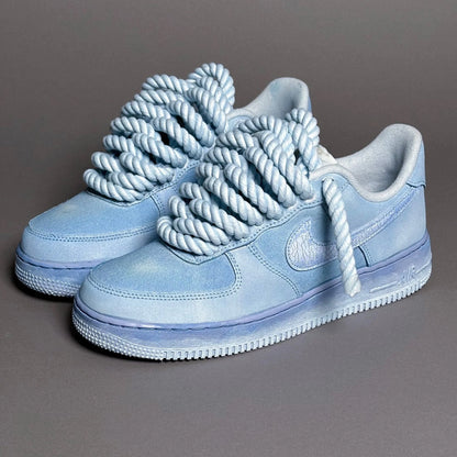 Nike Air Force 1 “Rope Laces” – Cracked Ice Blue