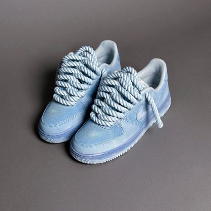 Nike Air Force 1 “Rope Laces” – Cracked Ice Blue