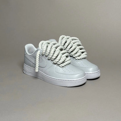 Nike Air Force 1 "Rope Laces" – Pastel Pearl Gray