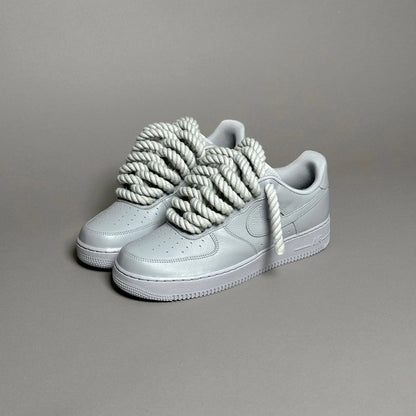 Nike Air Force 1 "Rope Laces" – Pastel Pearl Gray