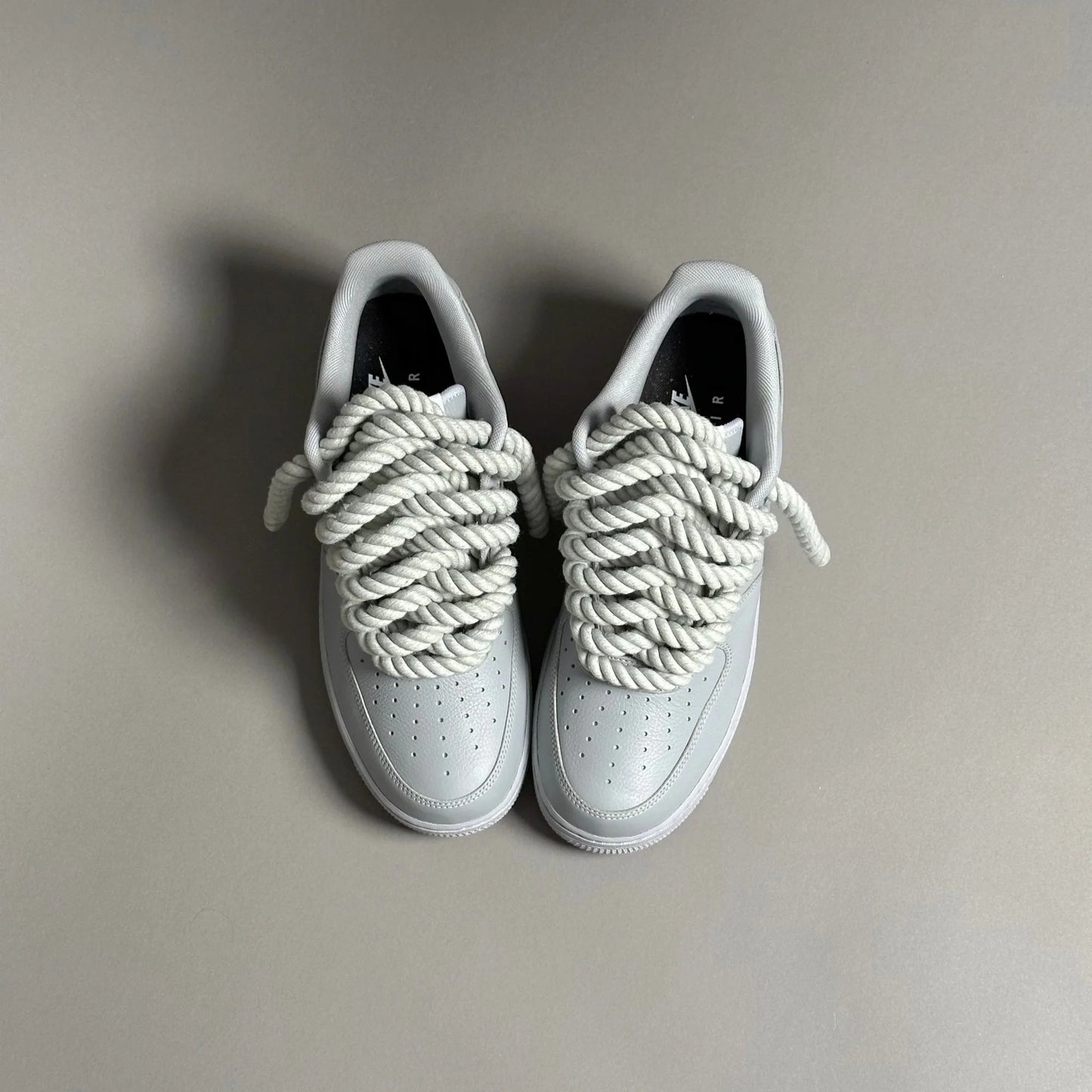 Nike Air Force 1 "Rope Laces" – Pastel Pearl Gray