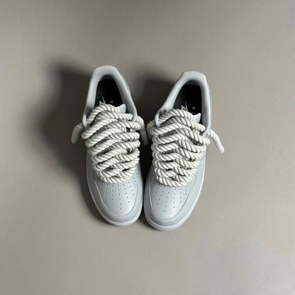 Nike Air Force 1 "Rope Laces" – Pastel Pearl Gray