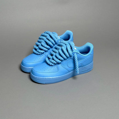Nike Air Force 1 “Rope Laces” – Pastel Frost Blue
