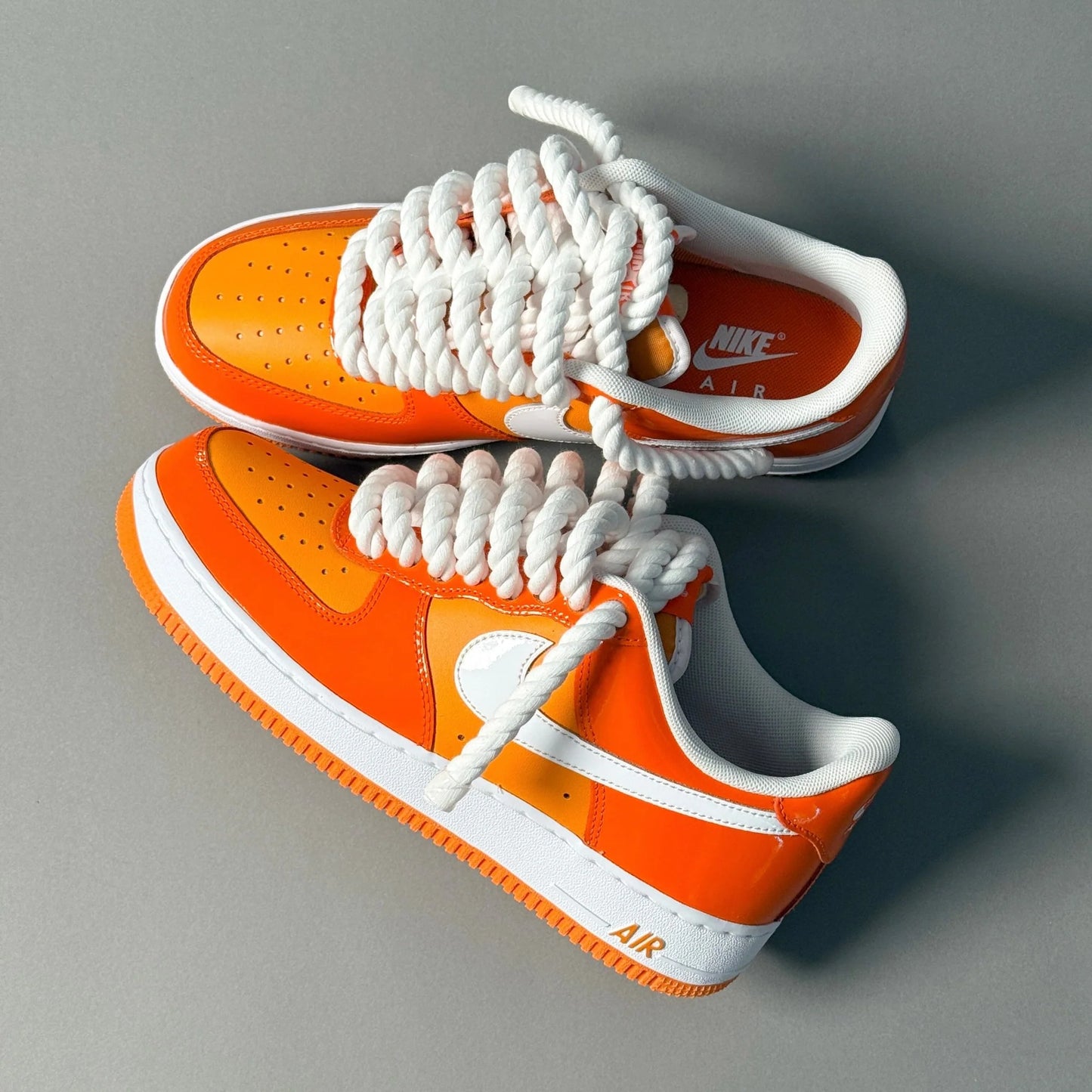 Nike Air Force 1 “Lacquered Orange Rope Laces”