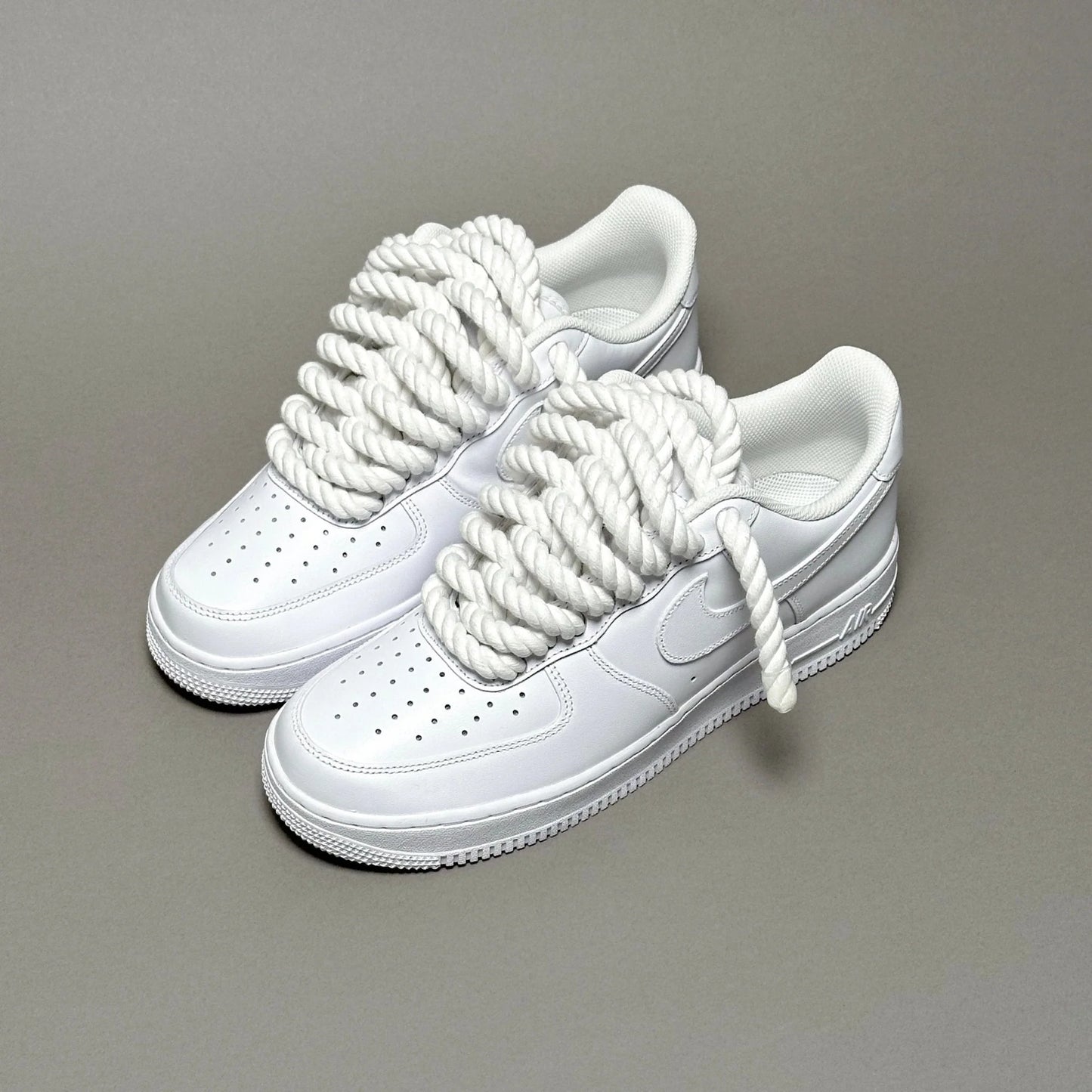 Nike Air Force 1 “Rope Laces” – All White
