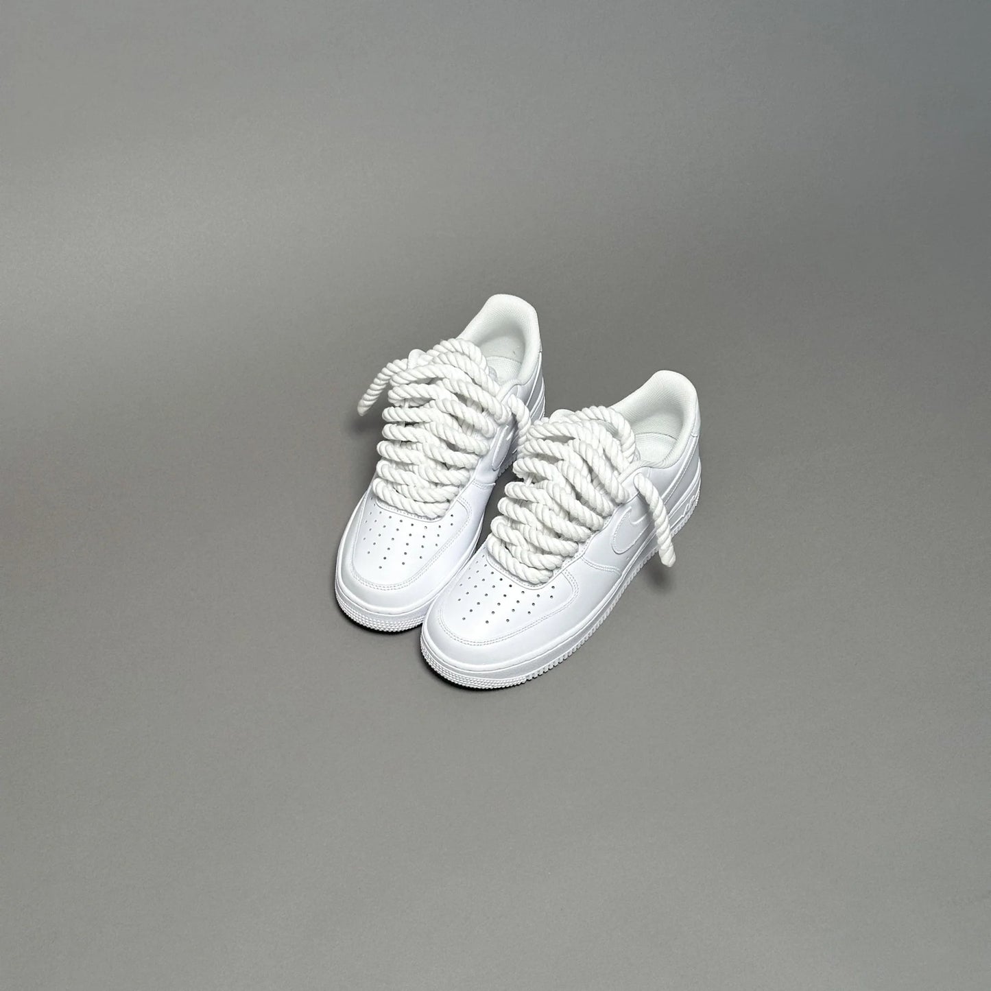 Nike Air Force 1 “Rope Laces” – All White