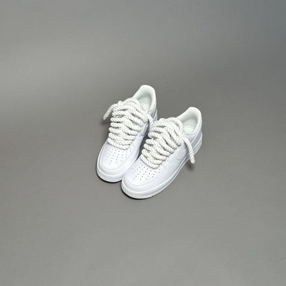 Nike Air Force 1 “Rope Laces” – All White