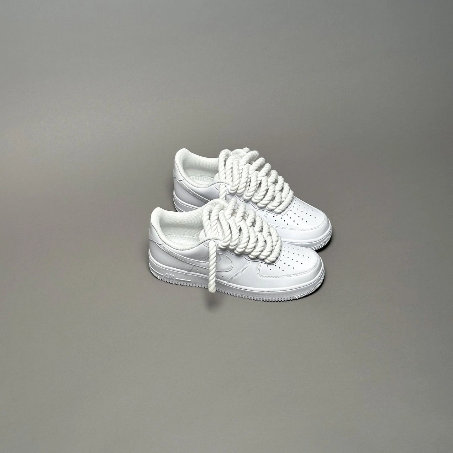 Nike Air Force 1 “Rope Laces” – All White