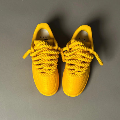 Nike Air Force 1 “Rope Laces” – Mustard Yellow