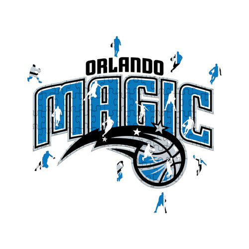 Logo de Orlando Magic - Rompecabezas de Madera