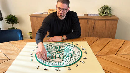 Logo del Celtic FC - Rompecabezas de Madera
