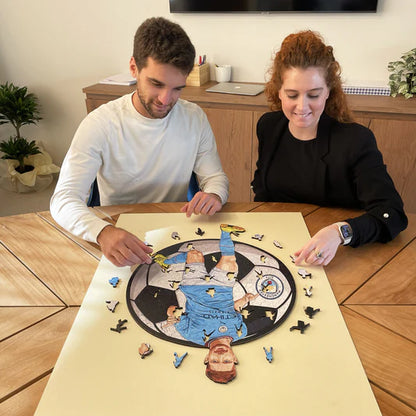 Kevin De Bruyne - Holzpuzzle