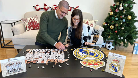 Real Madrid Logo - Holzpuzzle