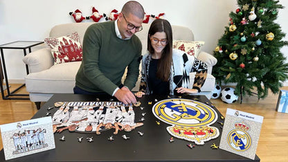 Real Madrid Logo - Holzpuzzle