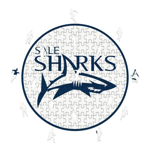 Logo de Sale Sharks - Rompecabezas de Madera