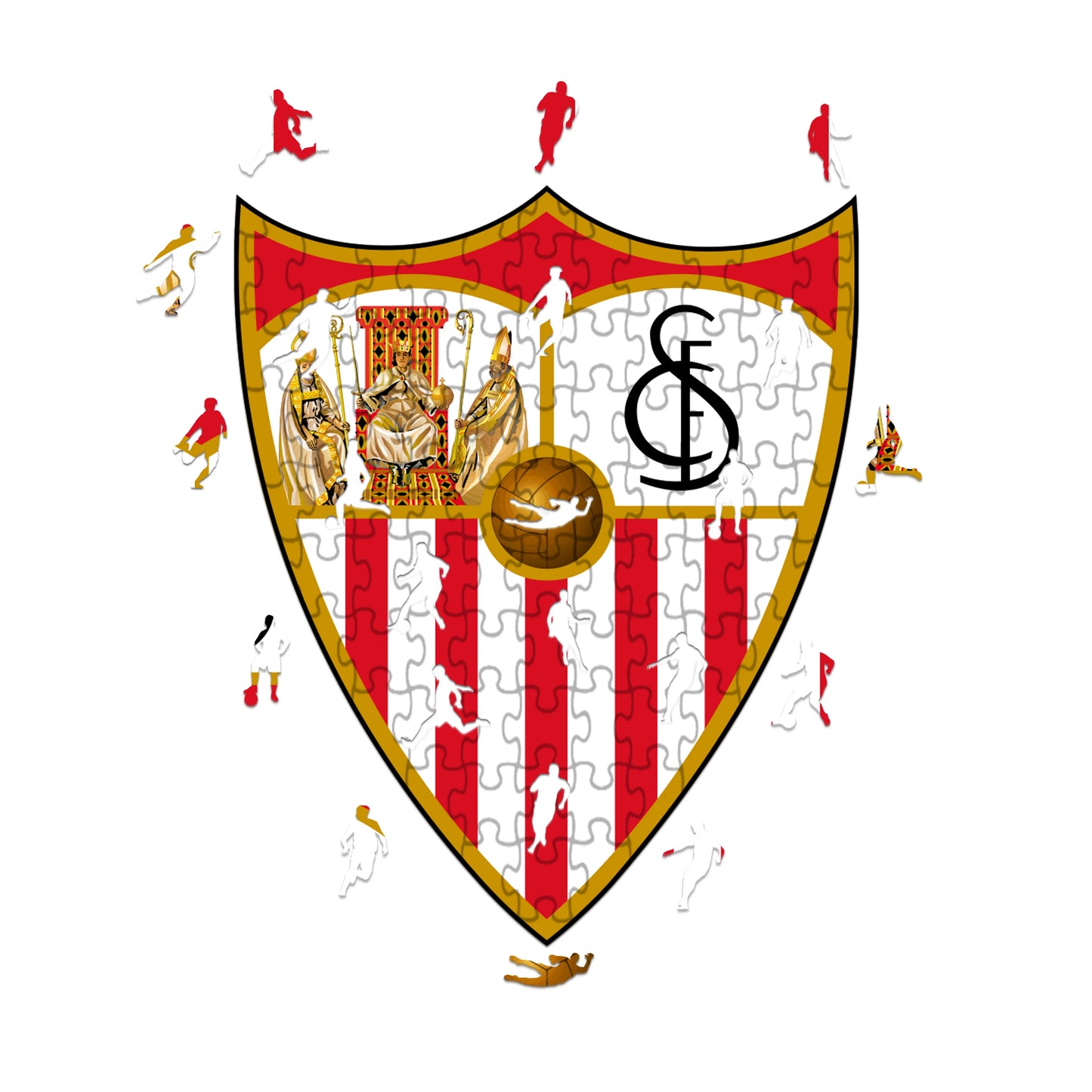 Sevilla Logo - Holzpuzzle