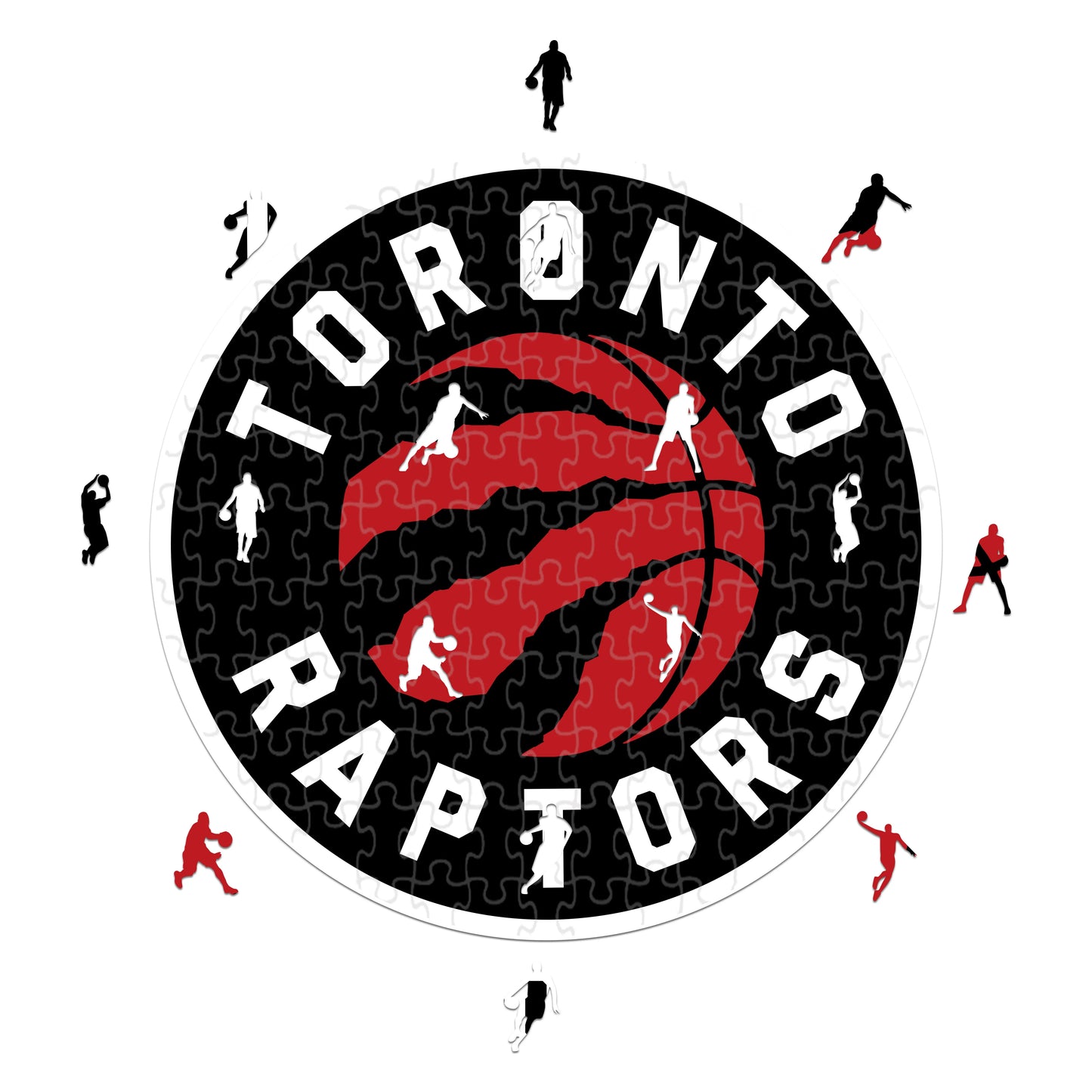 Toronto Raptors Logo - Holzpuzzle