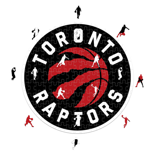 Toronto Raptors Logo  - Wooden Puzzle