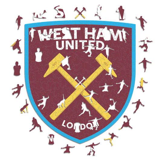 West Ham United Logo - Wooden Puzzle